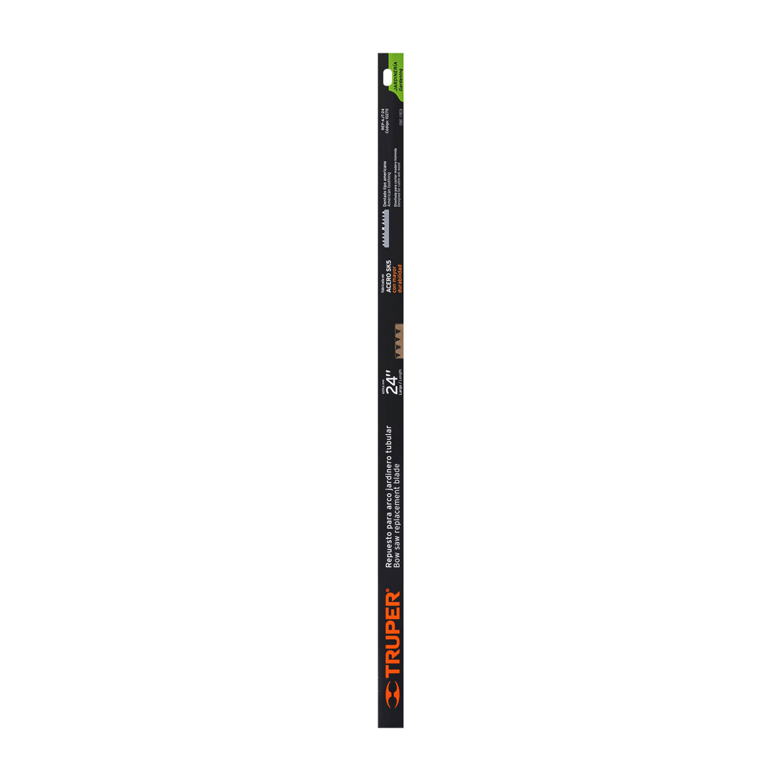 REP-AJT-24 Segueta de repuesto para arco jardinero tubular, 24" (610 mm), acero SK5, Truper Truper