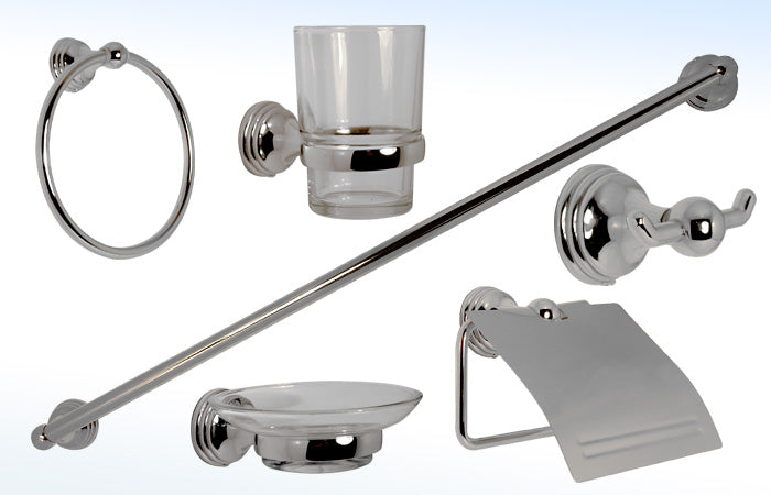 JE02C JUEGO DE ACCESORIOS PARA BAÑO