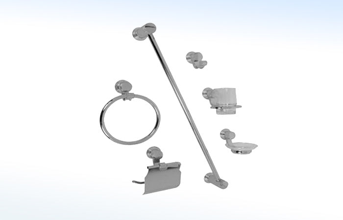 JE12C JUEGO DE ACCESORIOS PARA BAÑO