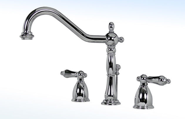 19AC MEZCLADORA PARA LAVABO DE 8” A 12” CON DESAGÜE AUTOMÁTICO