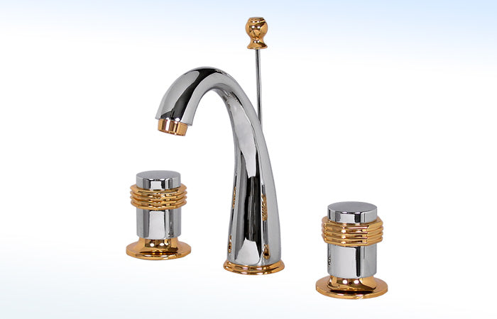 19GH MEZCLADORA PARA LAVABO DE 8” A 12” CON DESAGÜE AUTOMÁTICO