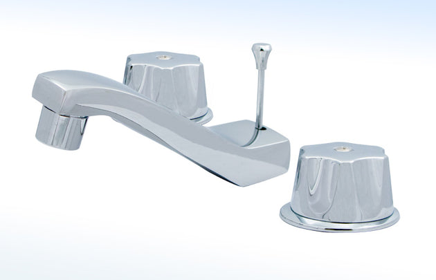 19I MEZCLADORA PARA LAVABO DE 8” A 12” CON DESAGÜE AUTOMÁTICO