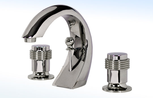 19VAC MEZCLADORA PARA LAVABO DE 8” A 12” CON DESAGÜE AUTOMÁTICO