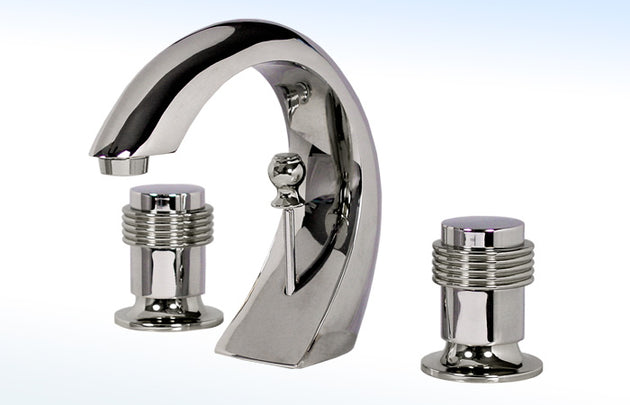 19VAC MEZCLADORA PARA LAVABO DE 8” A 12” CON DESAGÜE AUTOMÁTICO