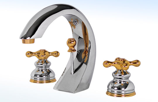 19VC MEZCLADORA PARA LAVABO DE 8” A 12” CON DESAGÜE AUTOMÁTICO
