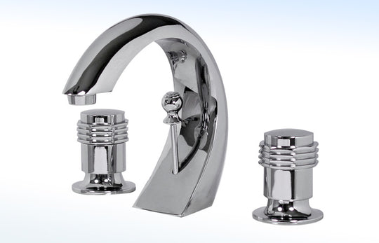19VHC MEZCLADORA PARA LAVABO DE 8” A 12” CON DESAGÜE AUTOMÁTICO