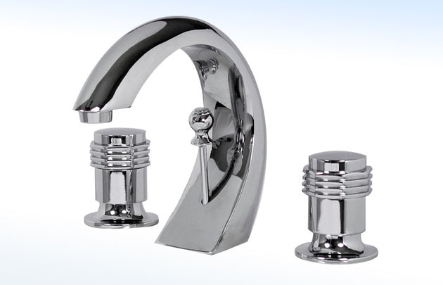 19VHC MEZCLADORA PARA LAVABO DE 8” A 12” CON DESAGÜE AUTOMÁTICO