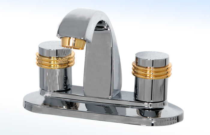 20A MEZCLADORA PARA LAVABO 4” CIERRE DE 90°