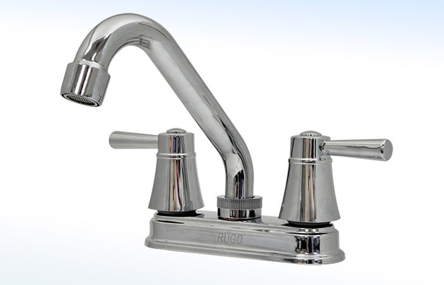 24CV MEZCLADORA PARA LAVABO 4” CIERRE DE 90°