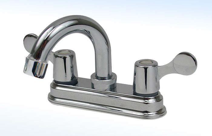 24PP MEZCLADORA PARA LAVABO 4” CIERRE DE 90°