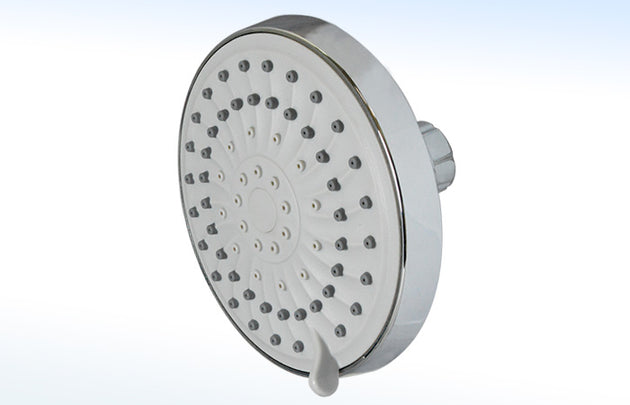 44AD REGADERA REDONDA DE 4 1/2” Ø CON 5 FUNCIONES SIN BRAZO