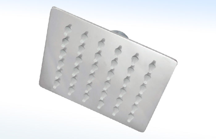 44DCP REGADERA DELGADA CUADRADA DE 4” X 4” SIN BRAZO