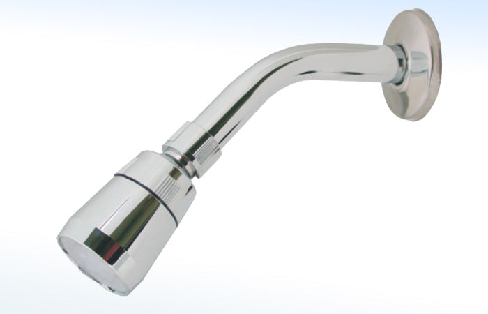 44IBE REGADERA DE 1 1/2”Ø CON BRAZO Y CHAPETÓN DISPOSITIVO AHORRADOR