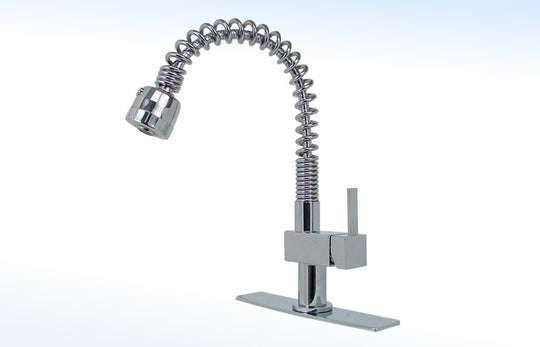 008FM MEZCLADORA MONOMANDO PARA FREGADERO CON GRIFO RETRÁCTIL