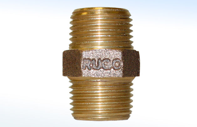 97N NIPLE 1/2 X 1/2 EN BRONCE