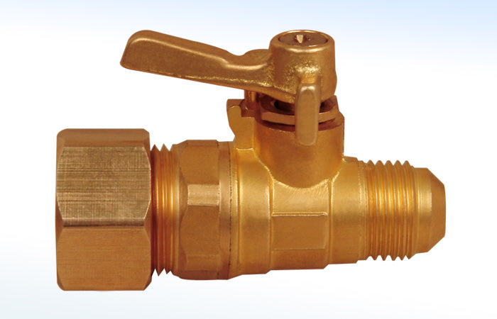4CF VALV.PASO P/COBRE 1/2 COMP X 3/8 FLARE