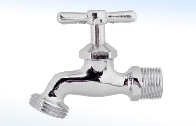 2 LLAVE MANGUERA DE 13 MM CROMADA