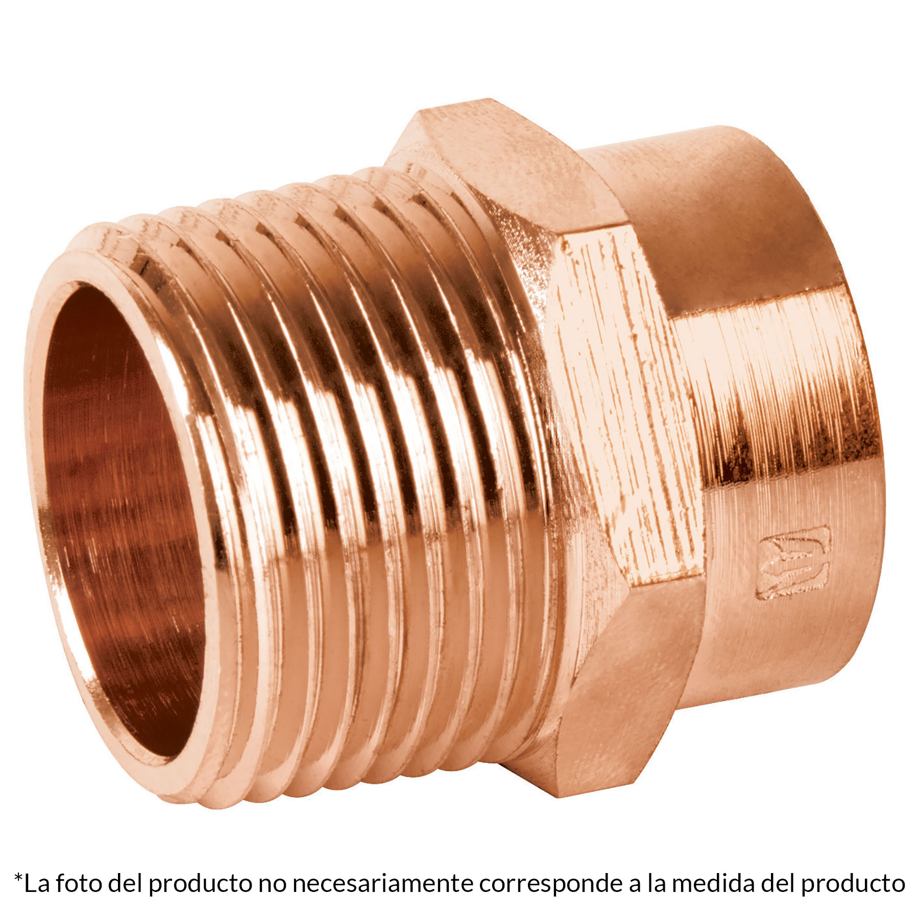 Conector De Cobre Rosca Exterior Cod