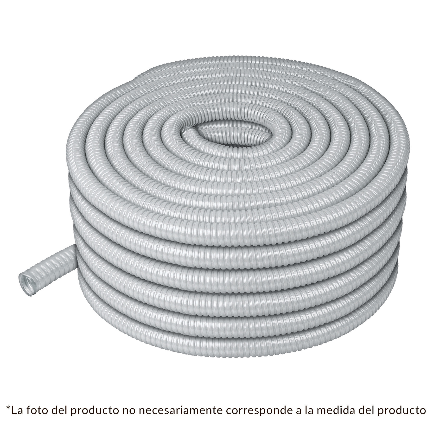 TUBO FLEXIBLE PLASTICO 1/2