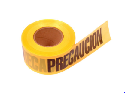 CINTA BARRICADA PRECAUCION 75 MM X 305 MTS TRUEPOWER 66331 CBPR