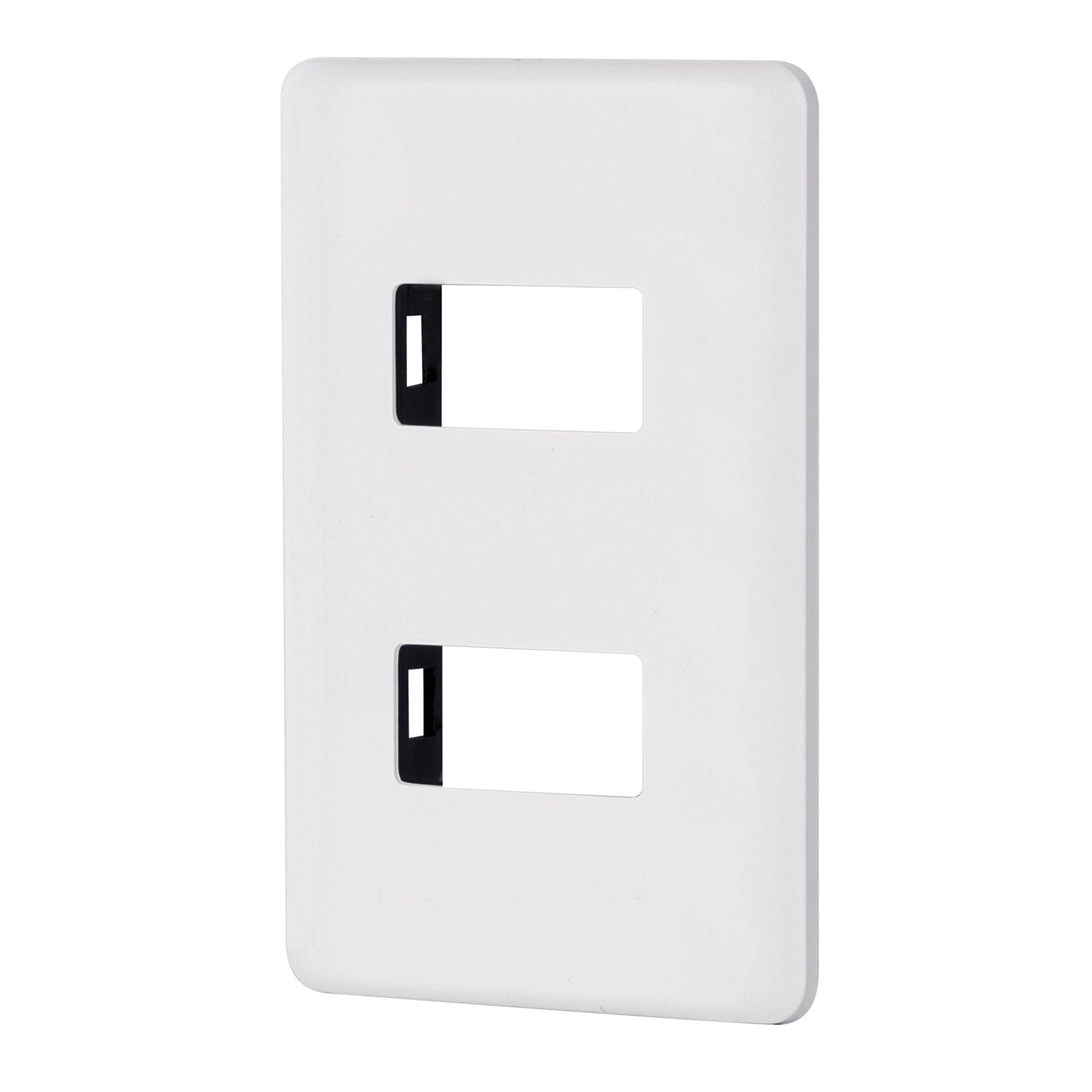 PPDO-B Placa 2 Módulos De ABS, Línea Basic, Blanca 27223