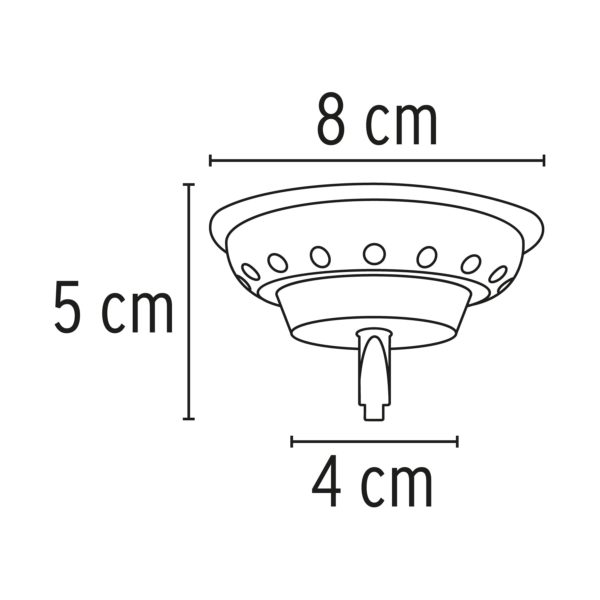 RCO-001 Canastilla repuesto, acero inox, p/ contracanastas 3-1/2' 48021 - Image 2