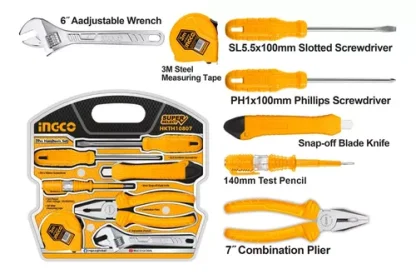 Juego de herramientas casero 7 pz HKTH10807 ingco - Image 2