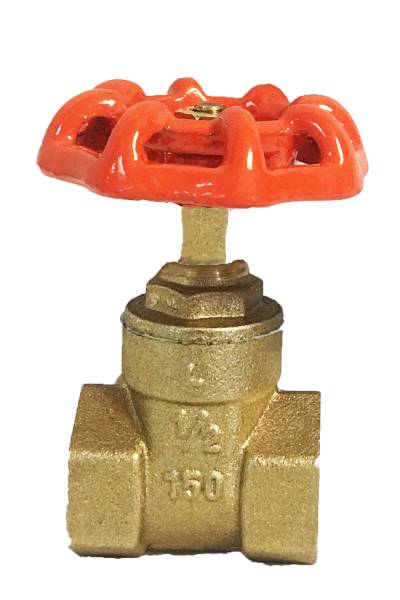 Valvula compuerta roscable 025mm 1" laton 150lbs ES65054 B&k