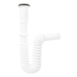 Trampa para lavabo flexible PVC tipo P Fleximatic