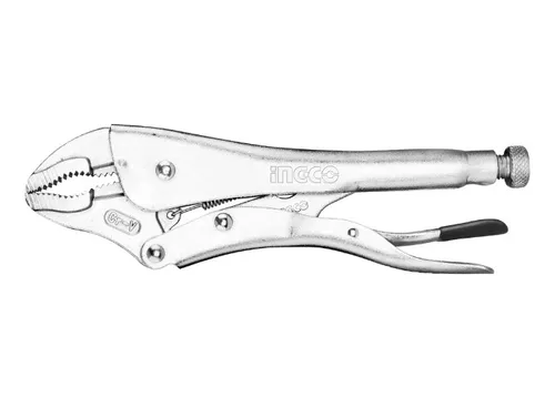 Pinza de presion mordaza curva 10" Industrial CrV Ingco
