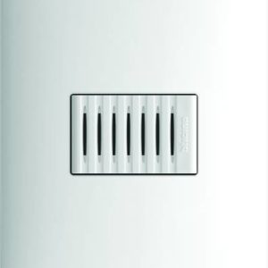 Placa 1 ventana con zumbador blanco Forza Bticino