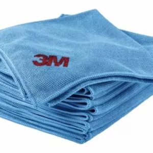 Toalla de microfibra 36 x 36cm azul bolsa con 10 pz Scotch-Brite 3M