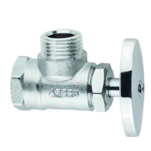 Valvula control angular 1/2" x 1/2" laton 401CSC Urrea