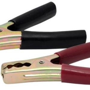 Pinza caiman roja-negra grande 100a juego de 2pz CAI002 Kley