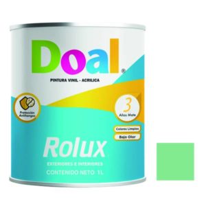 Pintura vinil rolux verde mar 1.0 lt Doal