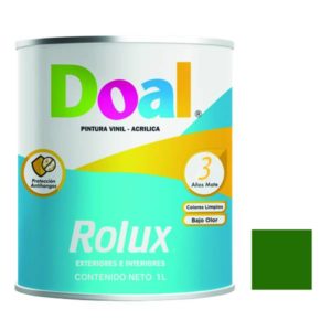 Pintura vinil rolux verde intenso 1.0 lt Doal