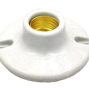 Portalampara ceramica redonda 3" Kley