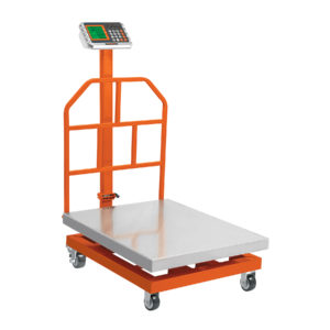Báscula electrónica de plataforma, 600 kg, inoxidable TRUPER