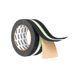 Rollo de 5 m cinta antiderrapante fotolumini. 50 mm abrasivo