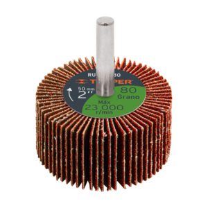 Rueda flap de 2", grano 80, Truper