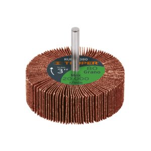 Rueda flap de 3", grano 80, Truper