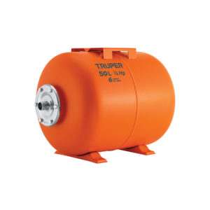 Tanque hidroneumático horizontal, 50 litros, TRUPER