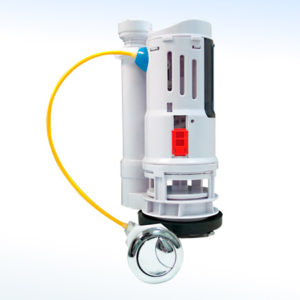 VÁLVULA DE DESCARGA PARA W.C DUAL FLUSH BOTÓN LATERAL