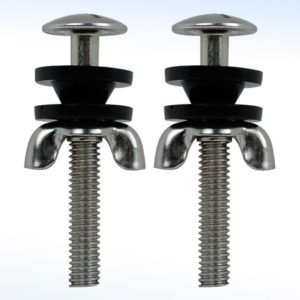 JUEGO DE TORNILLOS CON MARIPOSA PARA TANQUE BAJO