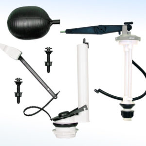 JUEGO COMPLETO DE HERRAJES PARA W.C