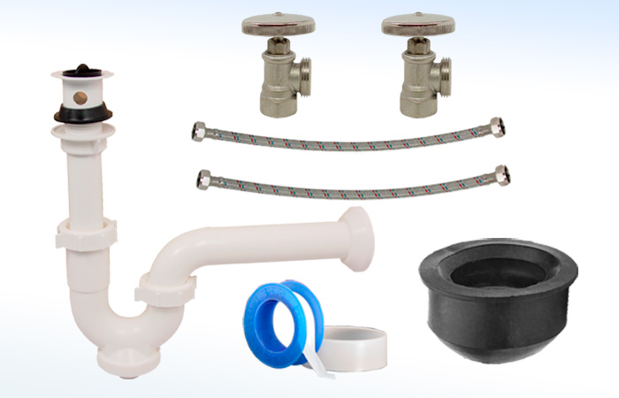 KIT DE INSTALACIÓN PARA MEZCLADORA DE LAVABO