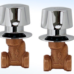 LLAVES INDIVIDUALES PARA REGADERA CIERRE A 90° ROSCABLE