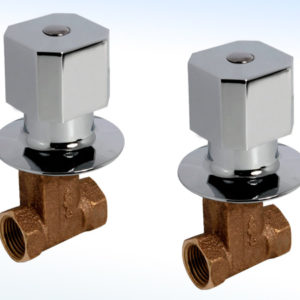 LLAVES INDIVIDUALES PARA REGADERA CIERRE COMPRESIÓN ROSCABLE