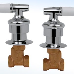 LLAVES INDIVIDUALES PARA REGADERA CIERRE A 90° ROSCABLE