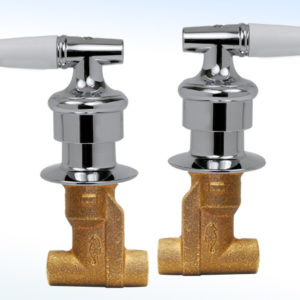 LLAVES INDIVIDUALES PARA REGADERA CIERRE A 90° SOLDABLE